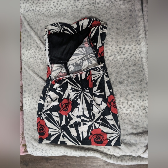 Petite strapless floral dress - Picture 5 of 5